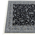 230 x 160 cm Persian Nain Floral Design Machine-Made Rug