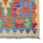 298 x 82 cm Hand-Woven Afghan Kilim Runner