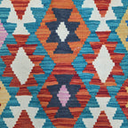 118 x 84 cm Hand-Woven Afghan Kilim
