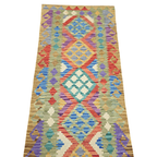 197 x 86 cm Hand-Woven Afghan Kilim Runner