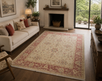 234 x 165 cm Hand-Knotted Soft Tone Afghan Chobi Wool Rug