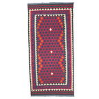 203 x 100 cm Hand-Woven Afghan Kilim Runner