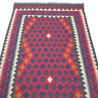 203 x 100 cm Hand-Woven Afghan Kilim Runner