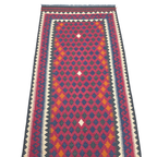 203 x 100 cm Hand-Woven Afghan Kilim Runner