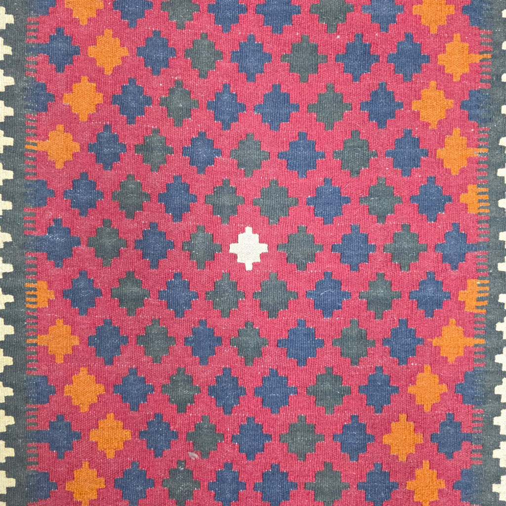 203 x 100 cm Hand-Woven Afghan Kilim Runner