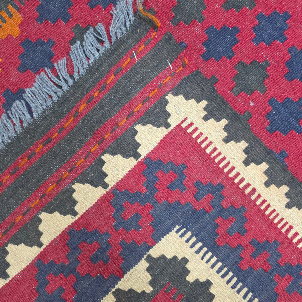 203 x 100 cm Hand-Woven Afghan Kilim Runner