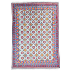 237 x 170 cm Hand-Woven Afghan Akche Rug