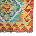 200 x 68 cm Hand-Woven Afghan Kilim Runne