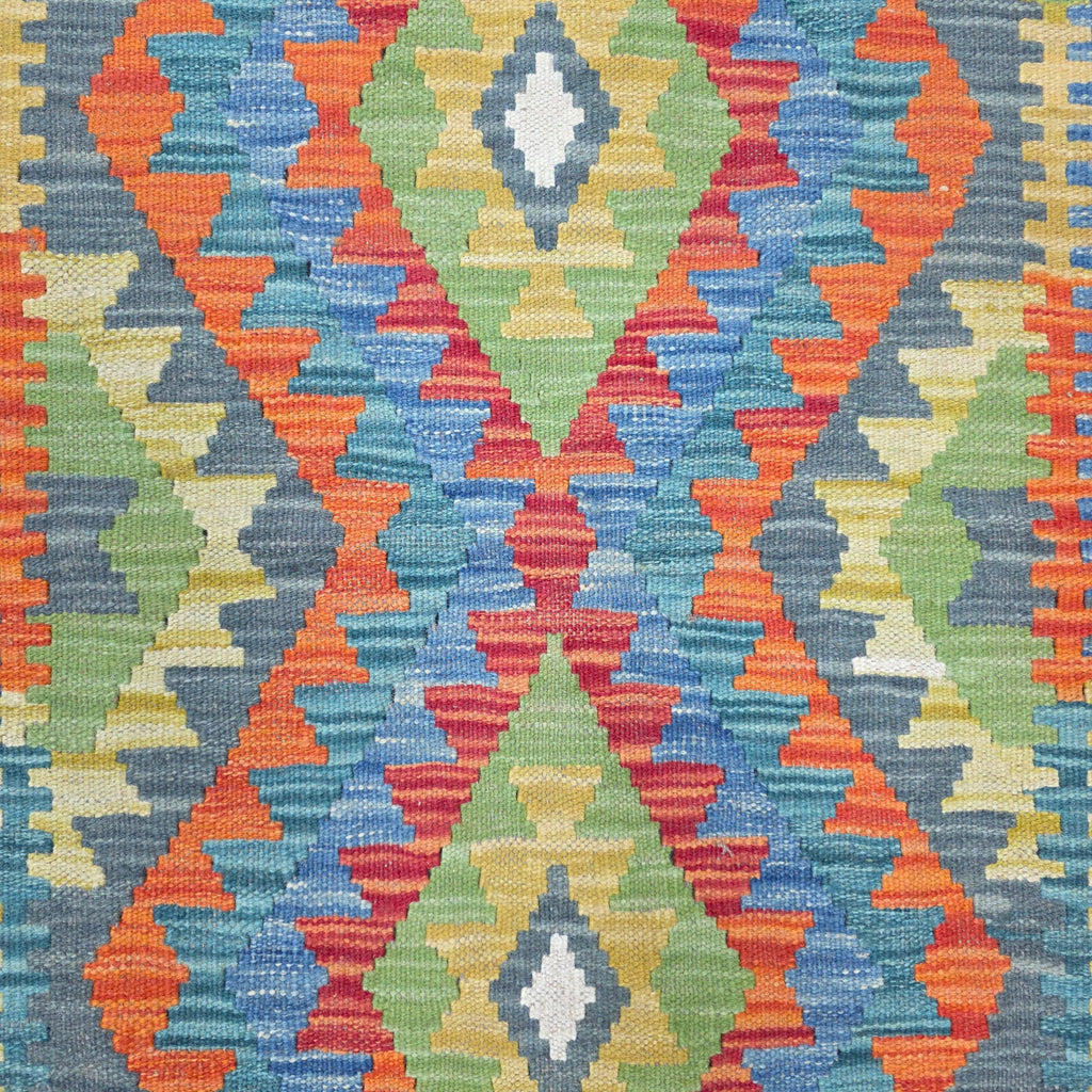 205 x 80 cm Hand-Woven Afghan Kilim Runner