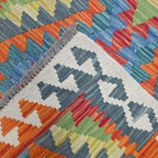 205 x 80 cm Hand-Woven Afghan Kilim Runner