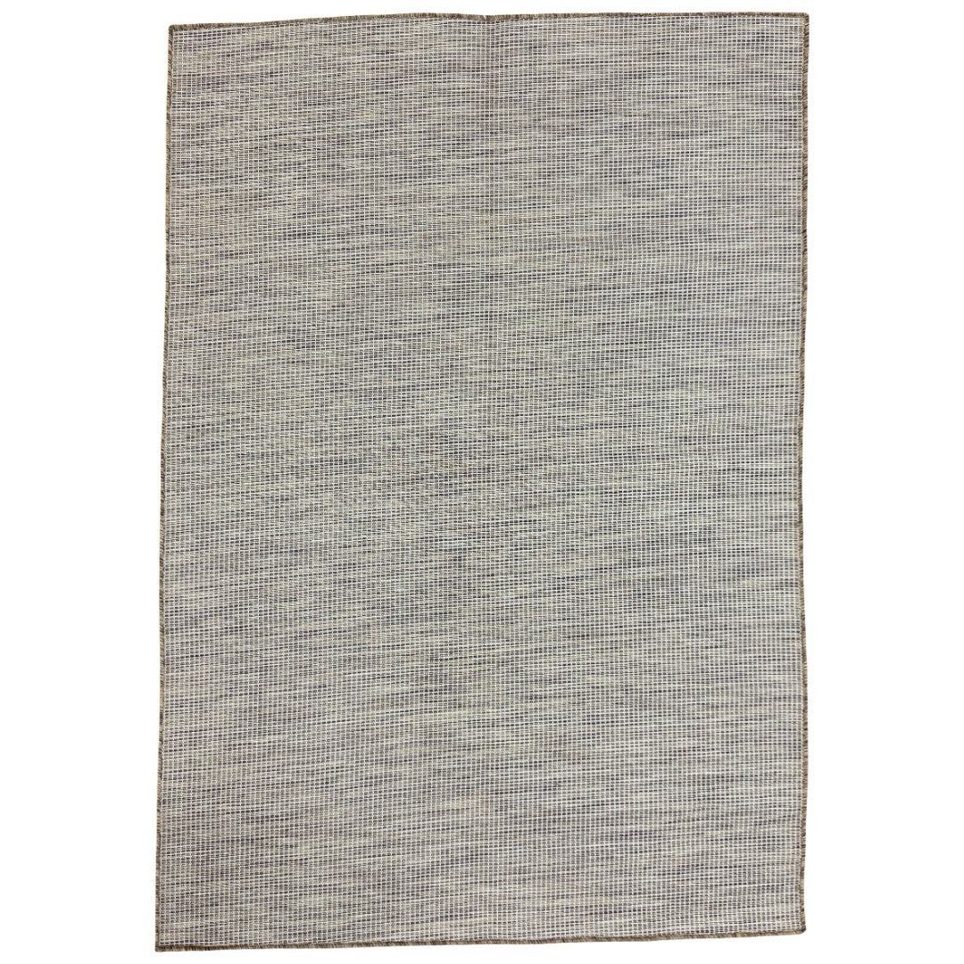 183 x 122 cm Natural Brown & Beige Woven Indoor/Outdoor Rug