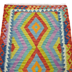 125 x 84 cm Hand Woven Afghan Kilim Rug