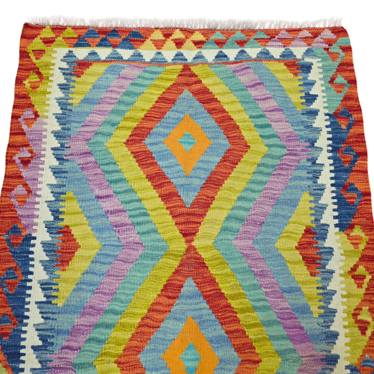 125 x 84 cm Hand Woven Afghan Kilim Rug