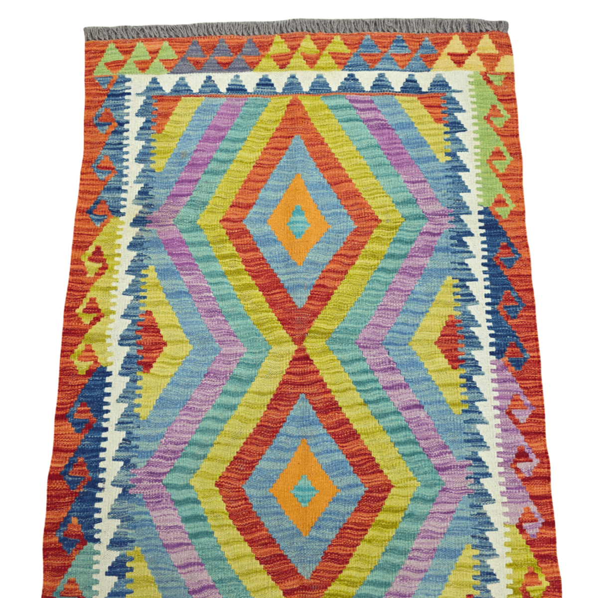 125 x 84 cm Hand Woven Afghan Kilim Rug