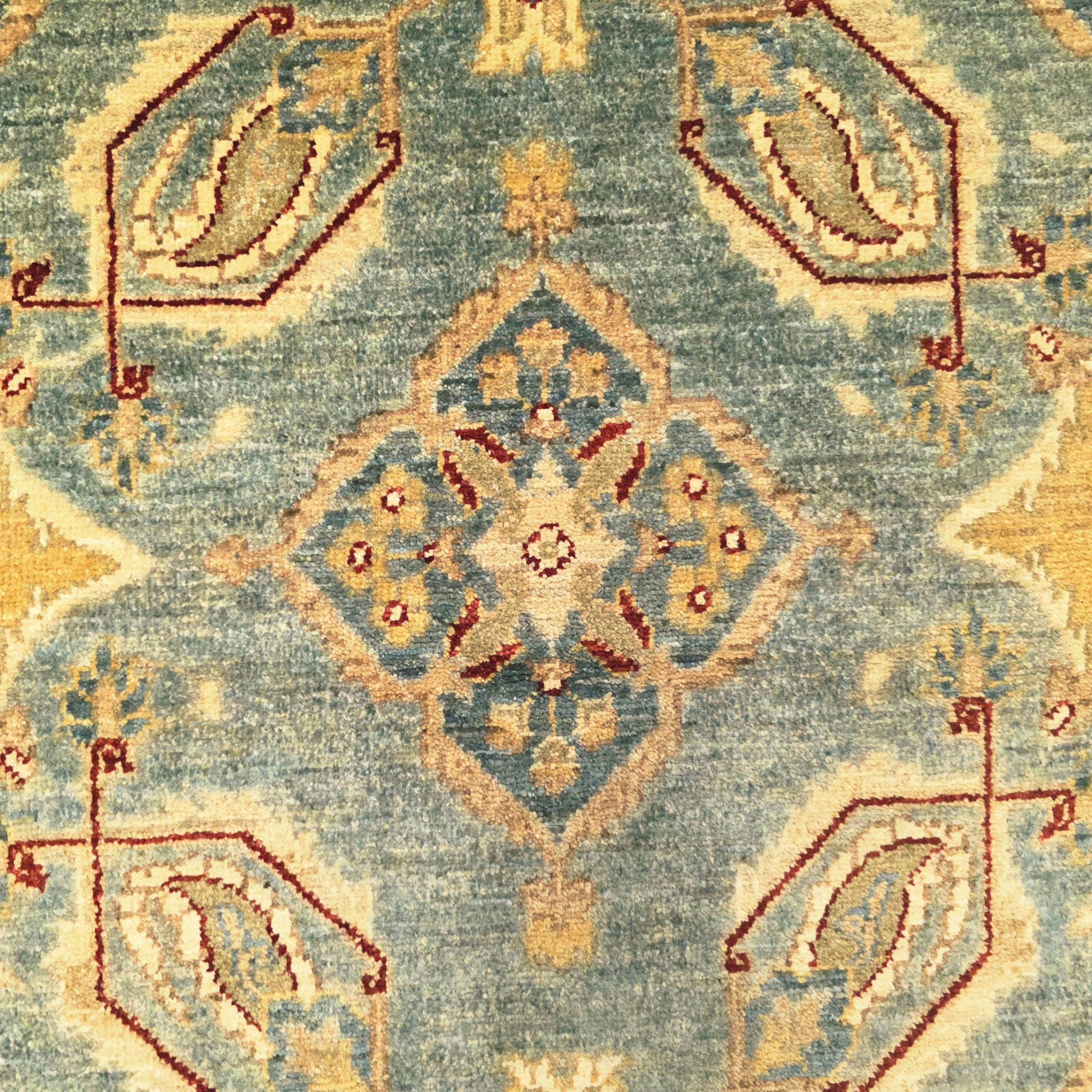 130 x 84 cm Afghan Chobi Hand-Knotted Wool Rug