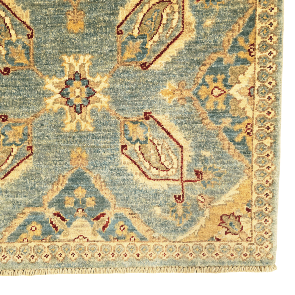 130 x 84 cm Afghan Chobi Hand-Knotted Wool Rug