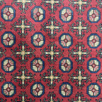 179 x 122 cm Hand-Knotted Afghan Akche Rug – Multi-Color Wool