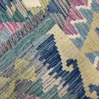 203cm × 75cm Hand-Woven Afghan Kilim Runner Rug