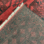 194 x 155 cm Hand-Knotted Afghan Akche Rug