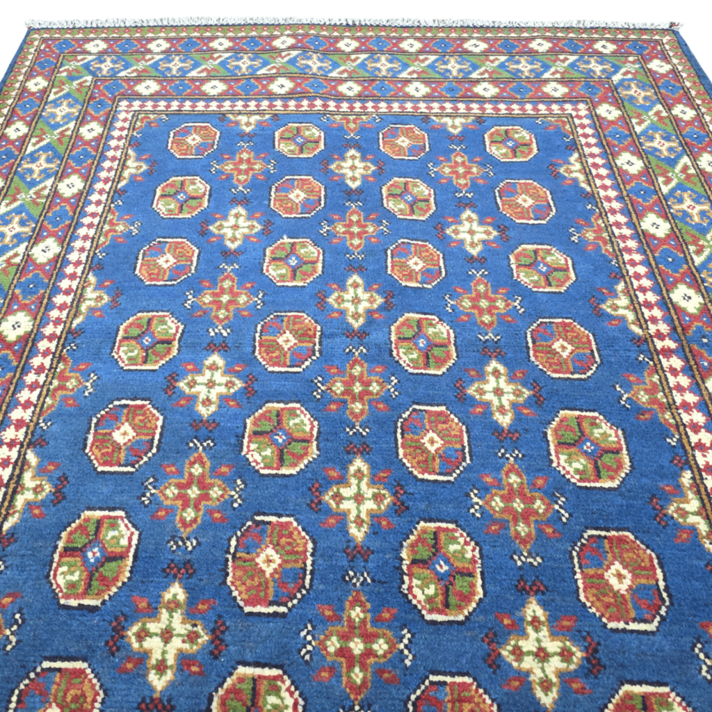 197 x 150 cm Hand-Woven Afghan Akche Rug