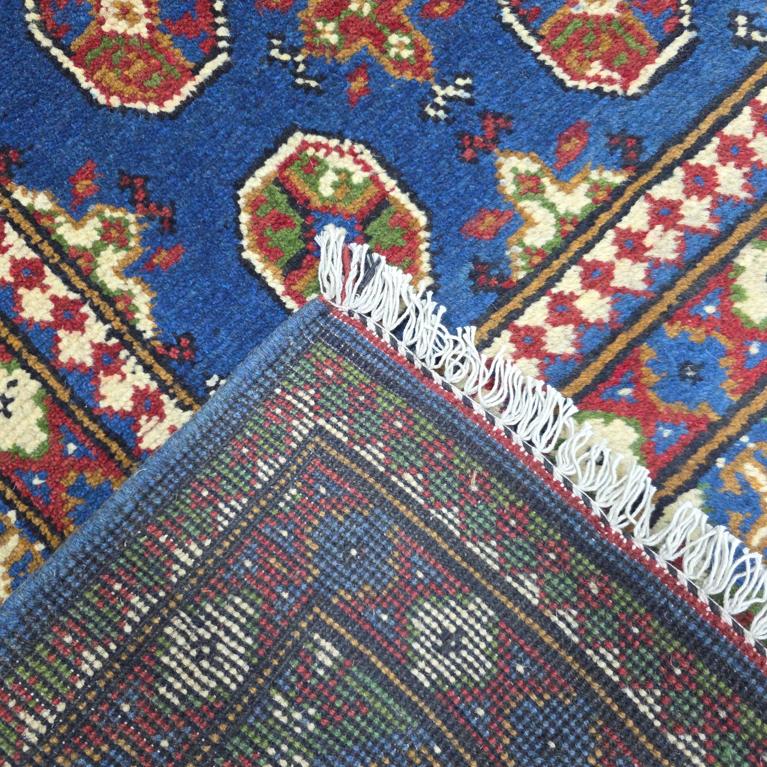 197 x 150 cm Hand-Woven Afghan Akche Rug