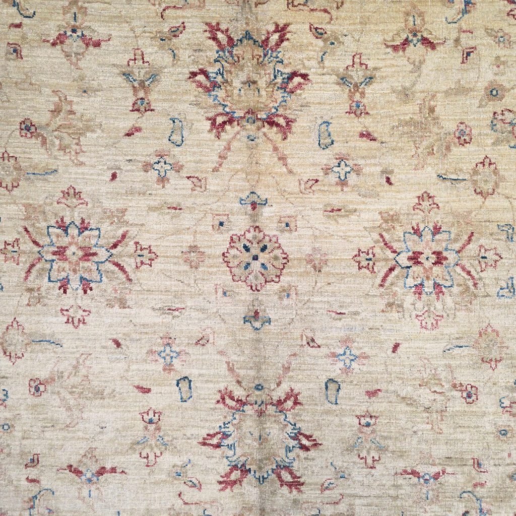 234 x 165 cm Hand-Knotted Soft Tone Afghan Chobi Wool Rug