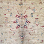 234 x 165 cm Hand-Knotted Soft Tone Afghan Chobi Wool Rug