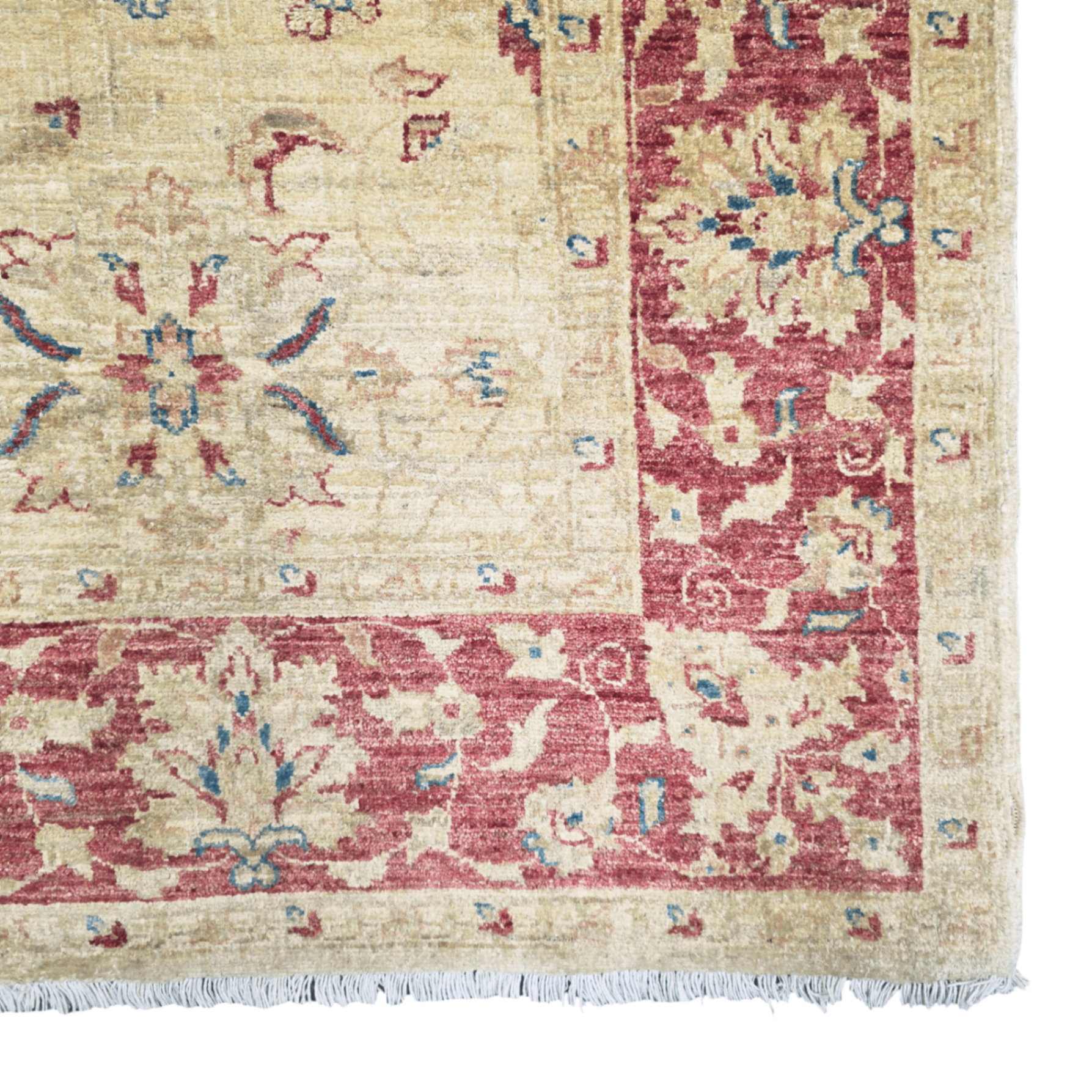 234 x 165 cm Hand-Knotted Soft Tone Afghan Chobi Wool Rug