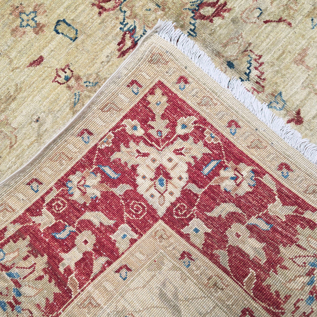 234 x 165 cm Hand-Knotted Soft Tone Afghan Chobi Wool Rug