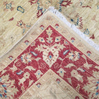 234 x 165 cm Hand-Knotted Soft Tone Afghan Chobi Wool Rug