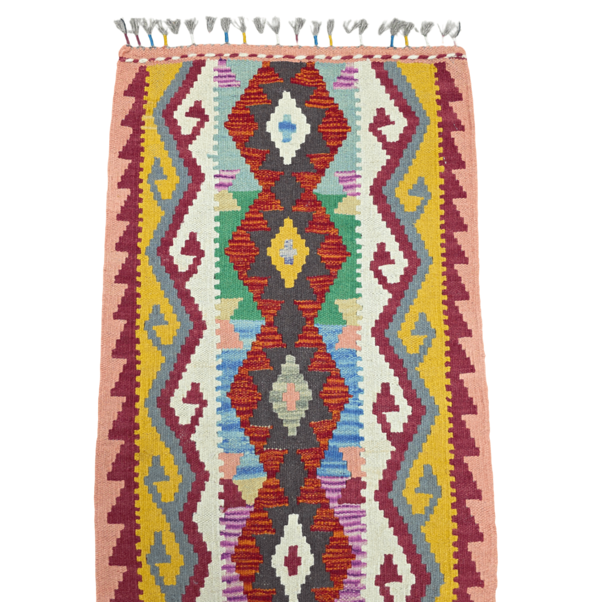 90 x 60 cm Hand-Woven Afghan Kilim