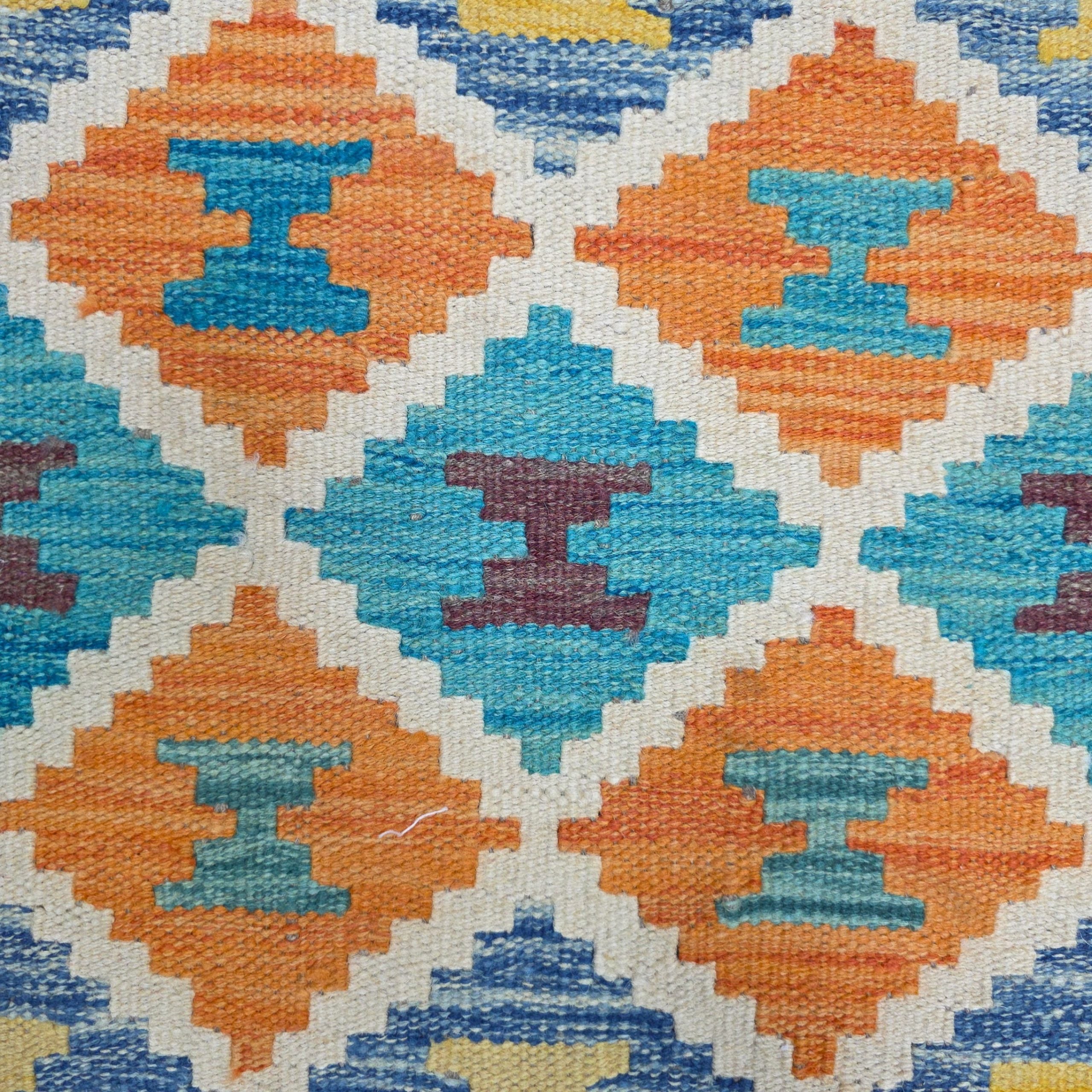 90 x 60 cm Hand-Woven Afghan Kilim