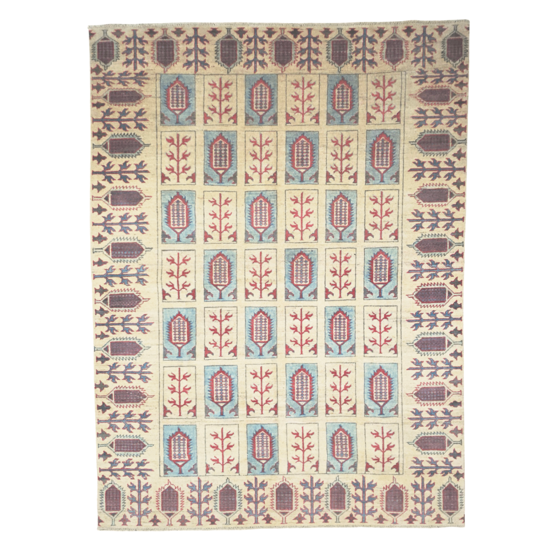 244 x 180 cm Handmade Bakhtiari Chobi Wool Rug