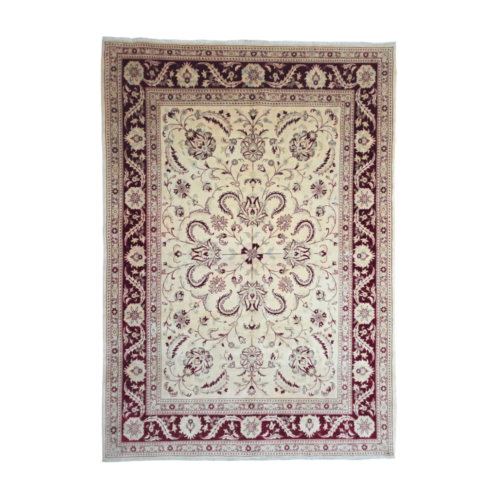 245 x 172 cm Hand-Knotted Soft Tone Afghan Chobi Wool Rug