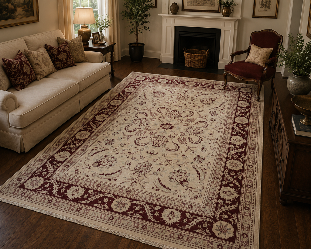 245 x 172 cm Hand-Knotted Soft Tone Afghan Chobi Wool Rug