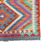 125 x 84 cm Hand-Woven Afghan Kilim Rug