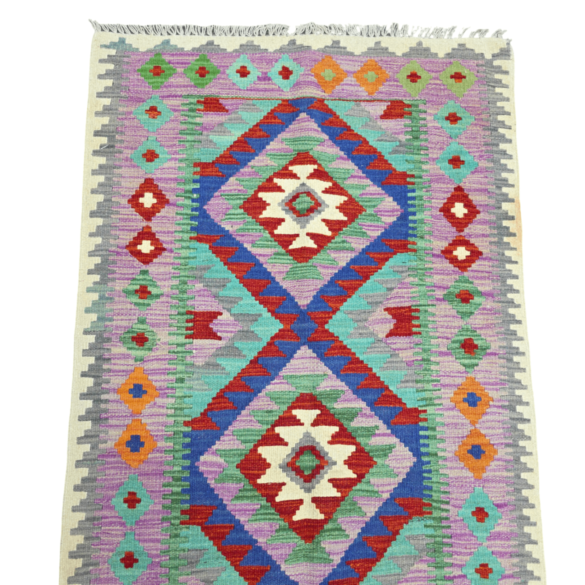 125 x 84 cm Hand-Woven Afghan Kilim