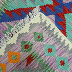 125 x 84 cm Hand-Woven Afghan Kilim