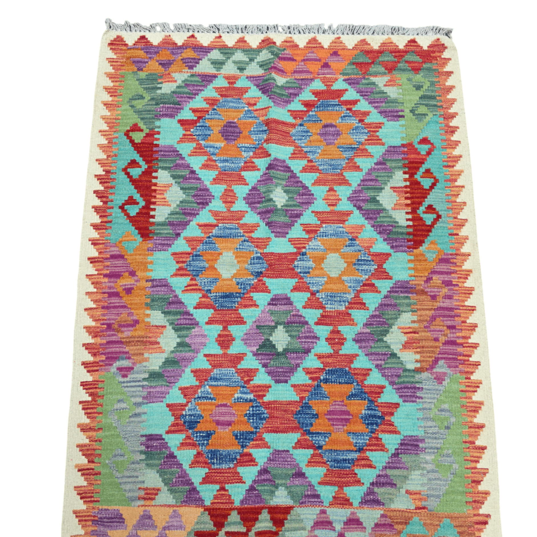 125 x 84 cm Hand-Woven Afghan Kilim