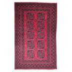 248 x 155 cm Hand-Woven Afghan Akche Rug