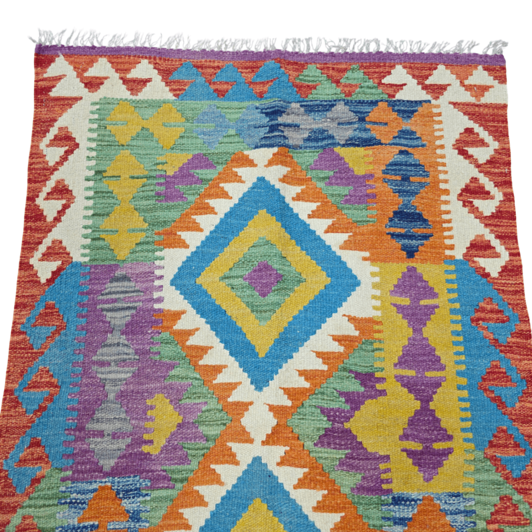 125 x 84 cm Hand-Woven Afghan Kilim