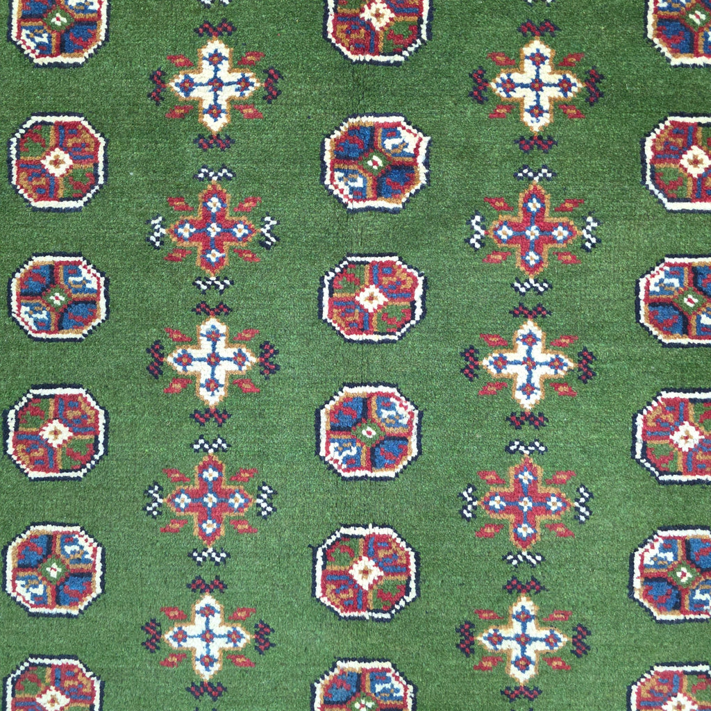 201 x 146 cm Hand-Woven Afghan Akche Rug