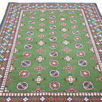 201 x 146 cm Hand-Woven Afghan Akche Rug