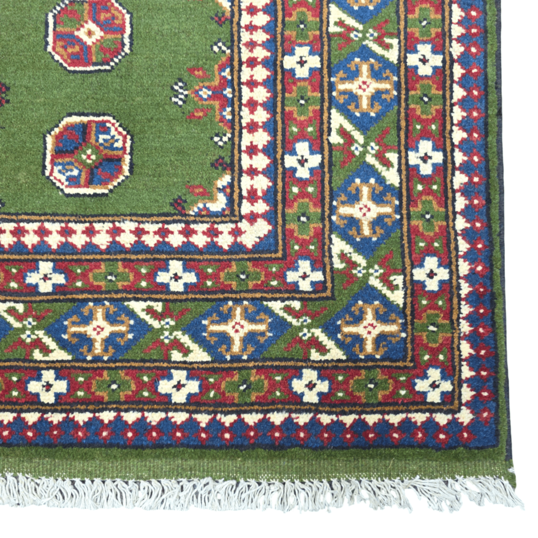 201 x 146 cm Hand-Woven Afghan Akche Rug