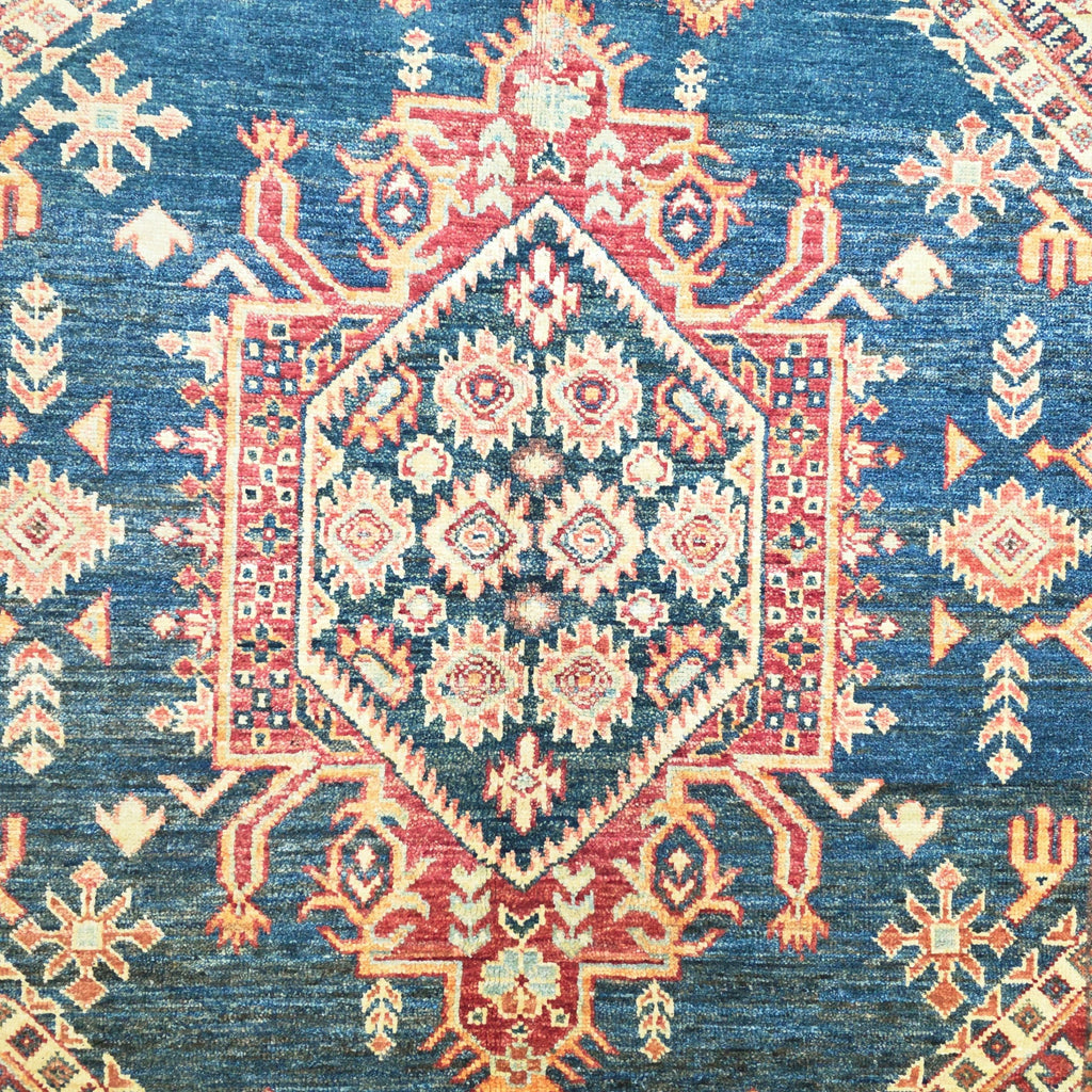 230 x 144 cm Hand Knotted Afghan Kazak Rug