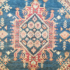 230 x 144 cm Hand Knotted Afghan Kazak Rug
