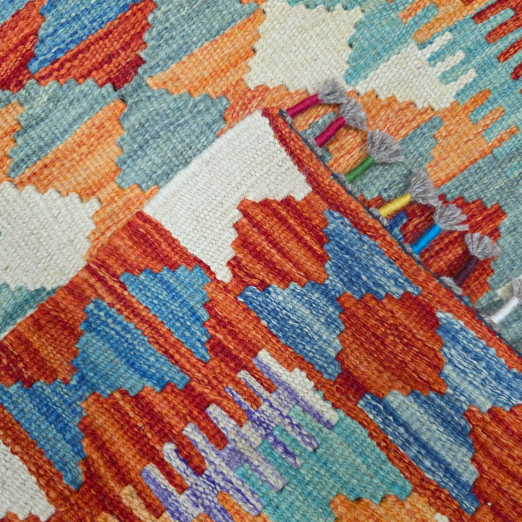 90 x 60 cm Hand-Woven Afghan Kilim
