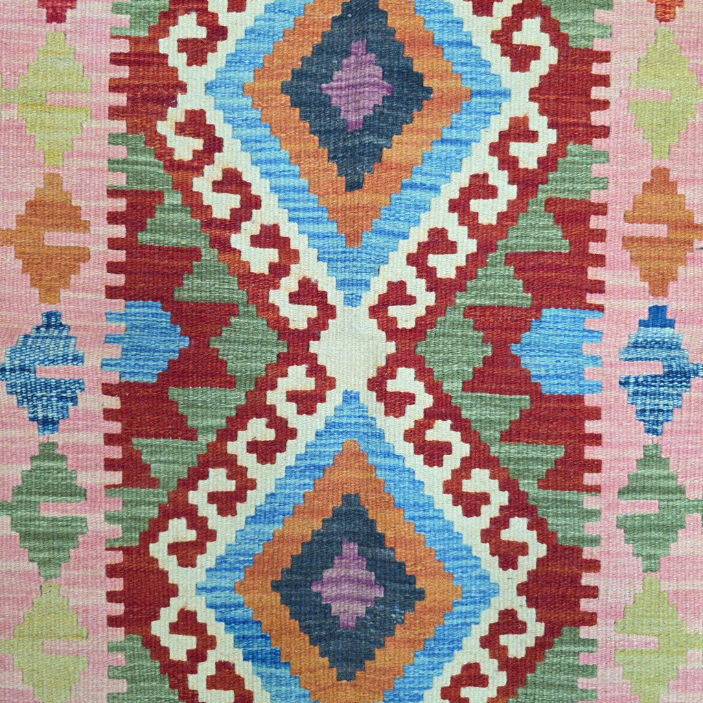 119 x 85 cm Hand-Woven Afghan Kilim Rug