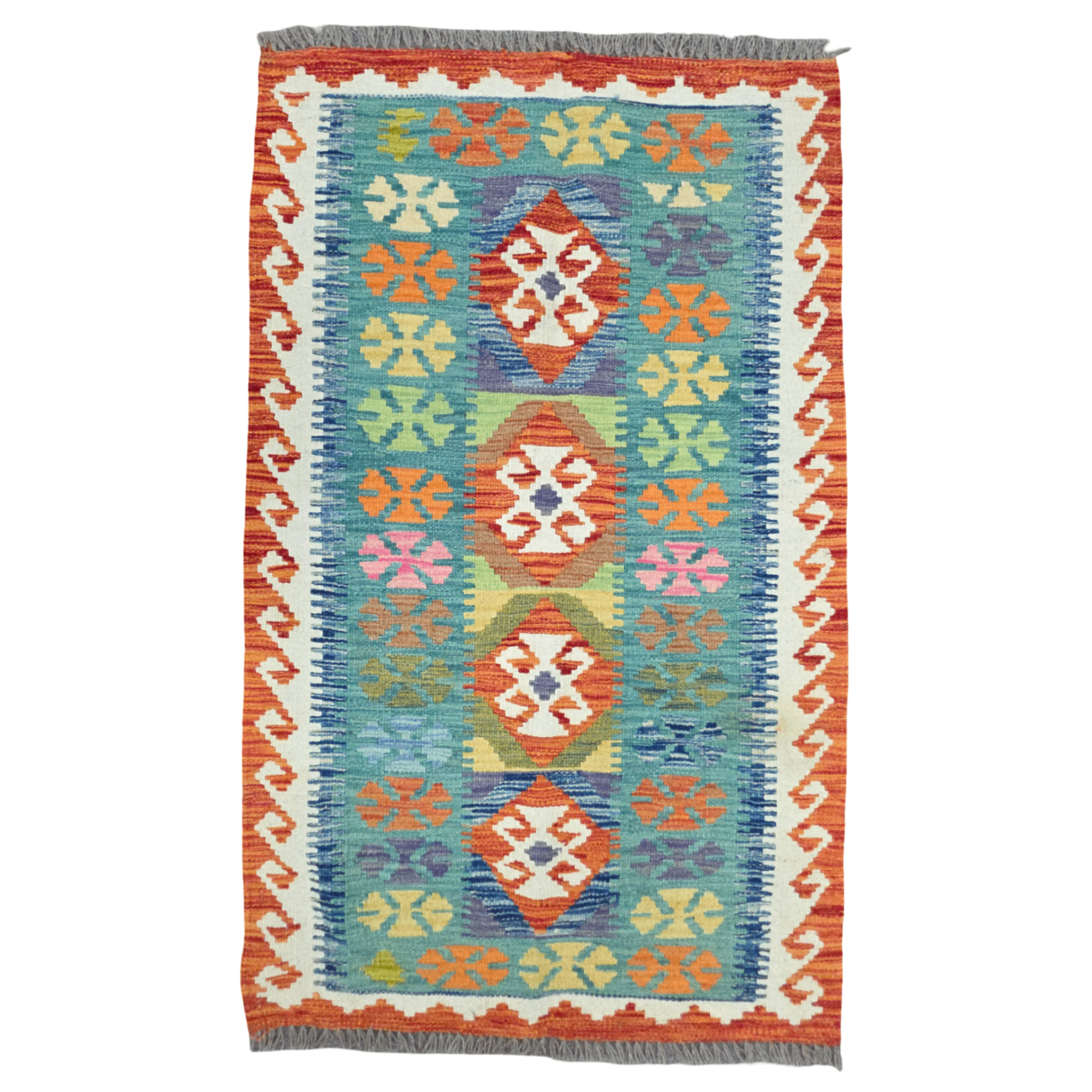 125 x 84 cm Hand-Woven Afghan Kilim