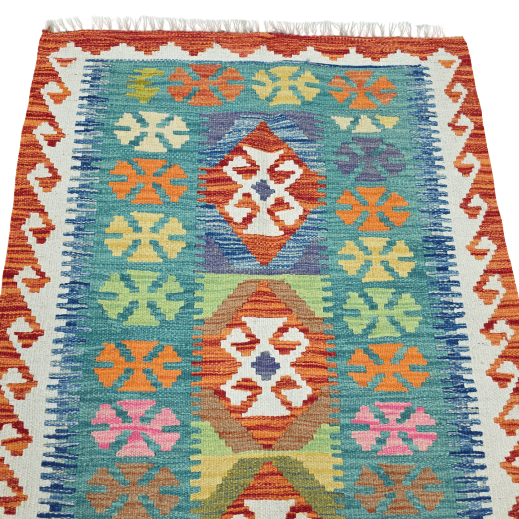 125 x 84 cm Hand-Woven Afghan Kilim